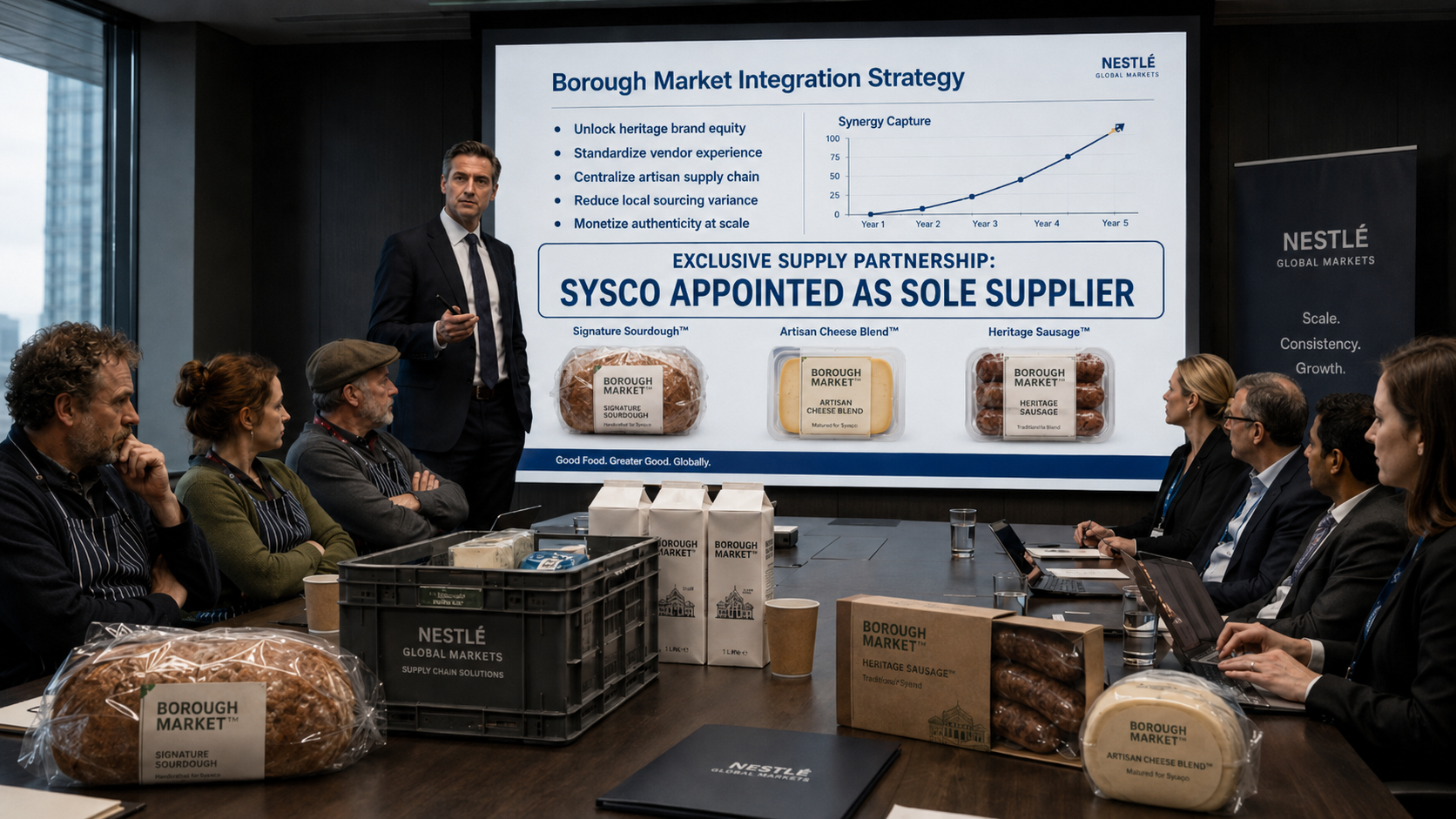 Reimagined Borough Market under Nestle Executive Presentation