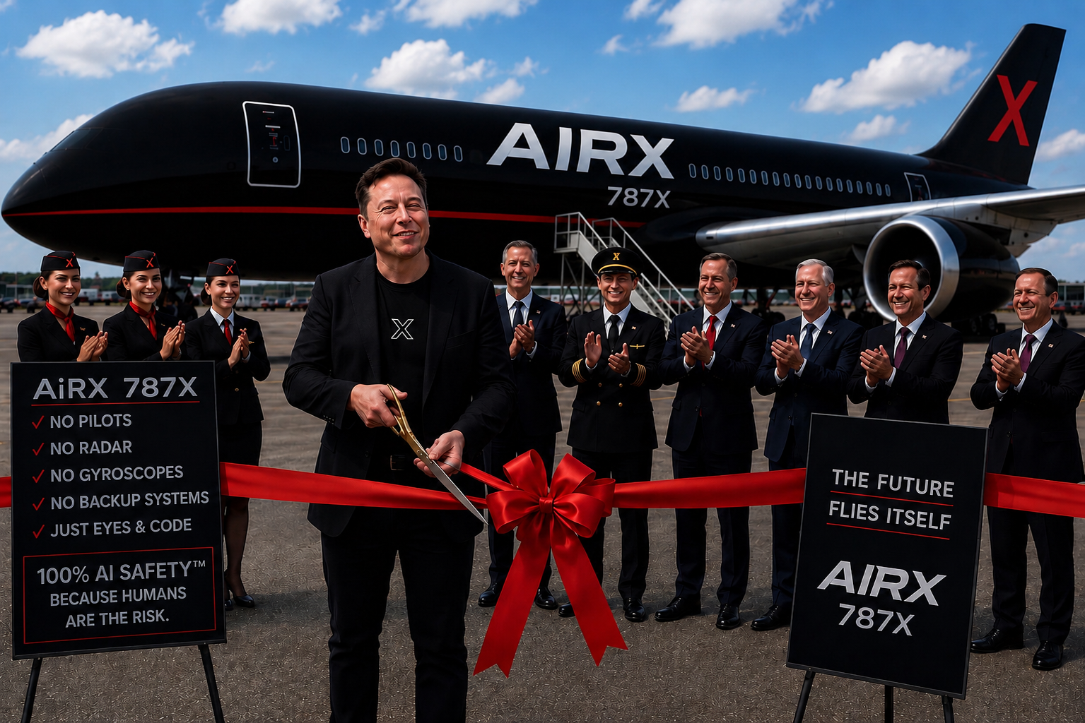 2027: Musk Unveils Fully AI-Driven Jetliner; Trump Touts 'Revolution in the Skies'