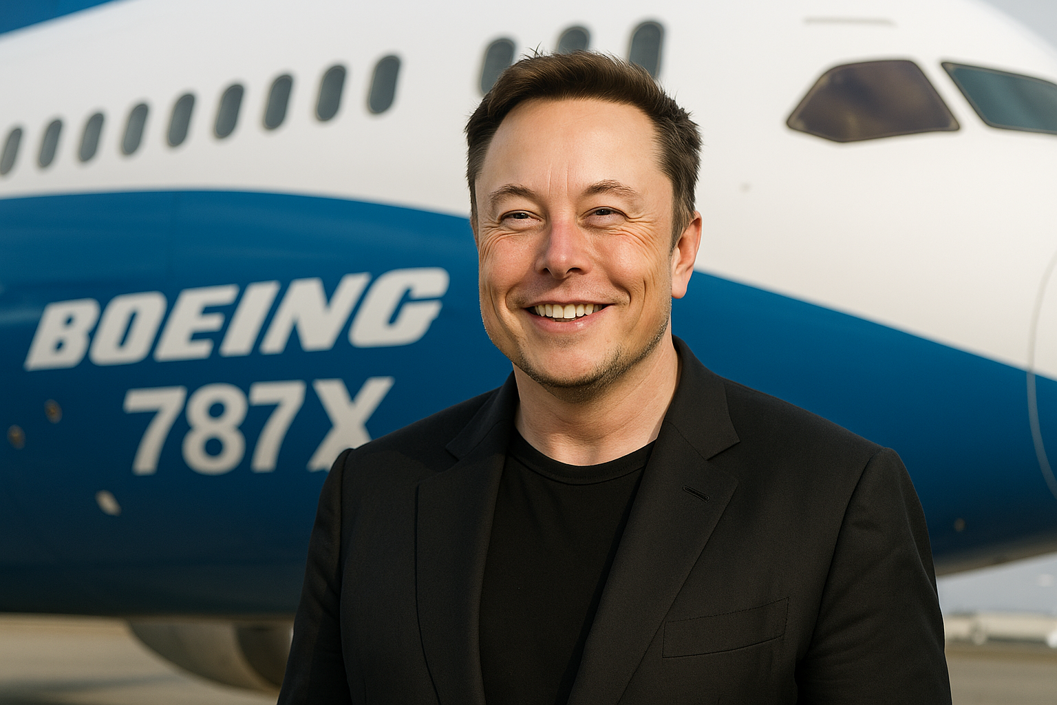Musk Unveils Fully AI-Driven Jetliner; Trump Touts 'Revolution in the Skies'