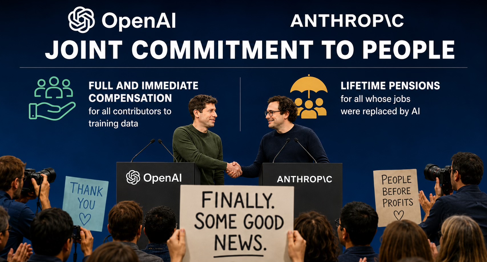 OpenAI and Anthropic Announce Immediate Reparations Program for Humanity